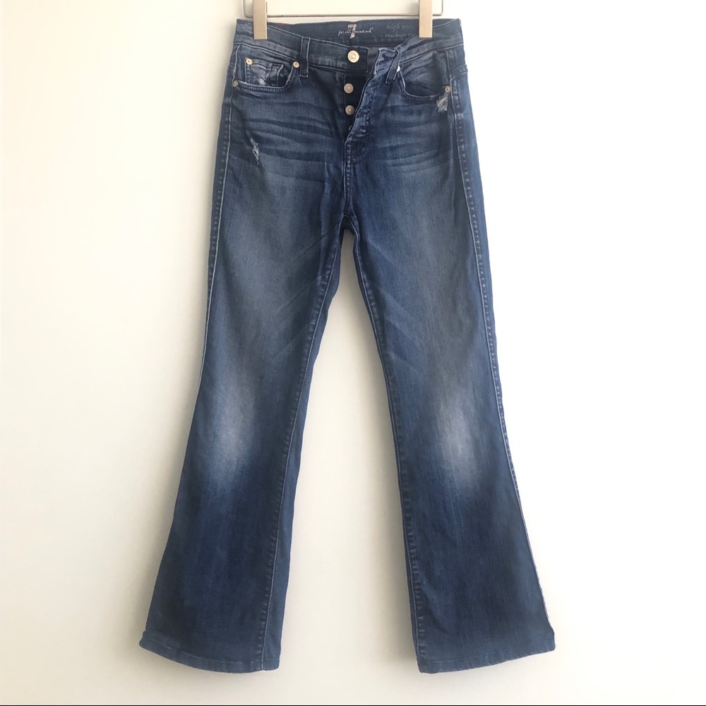 7FAM high waist vintage bootcut size 25